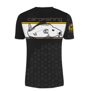 HOTSPOT DESIGN T-shirt Linear Carpfishing, black-white