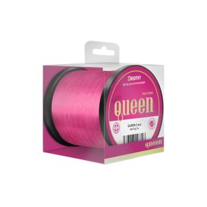 DELPHIN QUEEN Carp, 600m, 0,28mm, 5.9kg / 13,01lbs, pink, Monofilament carp fishing line, 101002809