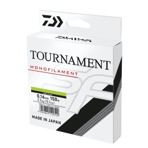 DAIWA Tournament SF, 150m, 0,26mm, 5.7kg / 12,57lbs, green, Monofilament Fishing Line, 12200-126