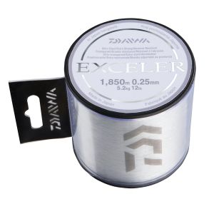 DAIWA Exceler Line, 840m, 0,35mm, 10.1kg / 22,27lbs, transparent, Monofilament Fishing Line, 12885-035