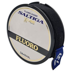 DAIWA SALTIGA X‘LINK FLUOROCARBON LEADER, 30m, 0,24mm, 3.6kg / 7,94lbs, transparent, Leader Fishing Line, 12956-523