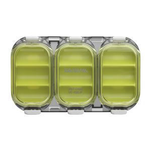 DAIWA SMALL PARTS BOX WATERPROOF, 9 compartments, 11x6,5x1,3cm, green, 14413-900