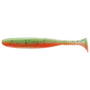 DAIWA TOURNAMENT D‘FIN, Rubber Fish, 10cm, green-red, 100MM, 16502-610