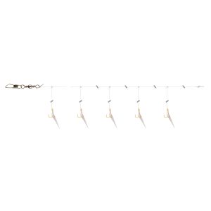 DAIWA Grandwave Herring Leader, With Fish Skin, Glow, 135cm, 16517-235