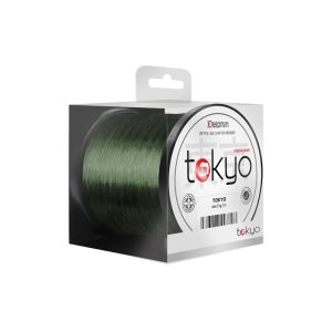 DELPHIN TOKYO, 1200m, 0,26mm, 5.4kg / 11,9lbs, green, Monofilament carp fishing line, 101000222