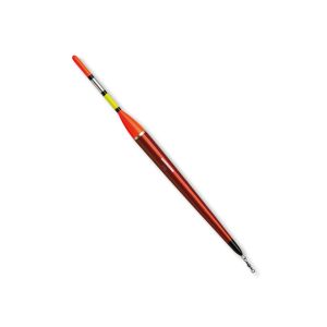 CORMORAN Floats Model 283, Slim peacock float with swivel and thick antenna, red-orange, 43-28303