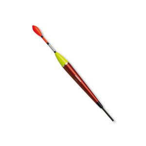 CORMORAN Floats Model 287, Slim specimen float with centered line guide, red-yellow, 43-28710