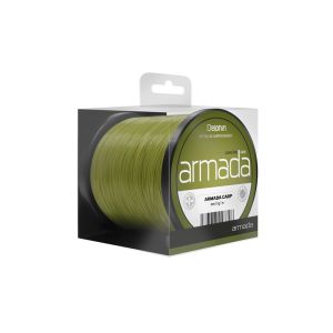 DELPHIN ARMANDA Carp, 1000m, 0,35mm, 9.2kg / 20,28lbs, green, Monofilament carp fishing line, 500623435