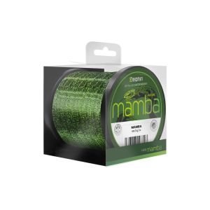 DELPHIN MAMBA Carp, 1200m, 0,26mm, 5.2kg / 11,46lbs, green, Monofilament carp fishing line, 101001661