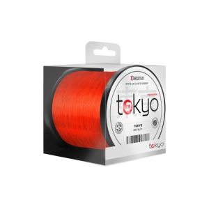 DELPHIN TOKYO, 1200m, 0,26mm, 5.4kg / 11,9lbs, orange, Monofilament carp fishing line, 101000202