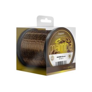 DELPHIN MAMBA Carp, 1100m, 0,34mm, 8.1kg / 17,86lbs, brown, Monofilament carp fishing line, 101002722