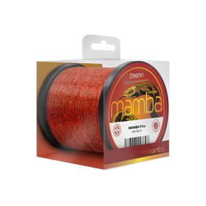 DELPHIN MAMBA Carp, 1200m, 0,28mm, 6.1kg / 13,45lbs, red, Monofilament carp fishing line, 101002751