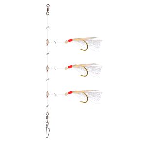 DAIWA Grandwave Cod and Pollack Rig with Fish Skin, for Fishing, 150cm, white, 16517-221