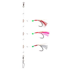 DAIWA Grandwave Cod and Pollack Rig with Fish Skin, for Fishing, 135cm, red-white, 16517-225