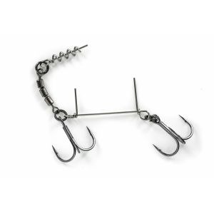 MOLIX Soft Bait Stinger, Tandem Treble Hook, MSBS-T1