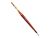 CORMORAN Floats Model 283, Slim peacock float with swivel and thick antenna, red-orange, 43-28304