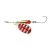 CORMORAN Bullet Single, Spinner With Single Hook, silver-red